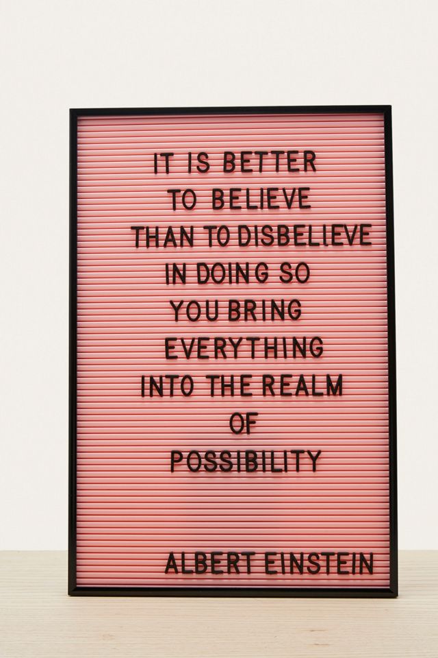 Pink Letter Peg Board #1