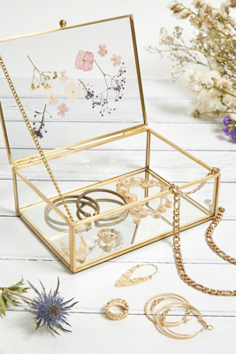 Custom Jewelry Box With Name & Initial, Portable Jewelry Box, Vegan Leather Jewelry Travel Case Organizer Box, Gift For Women - View #9