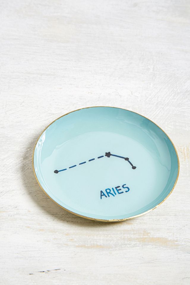 Plato de baratijas del zodiaco de Aries #1