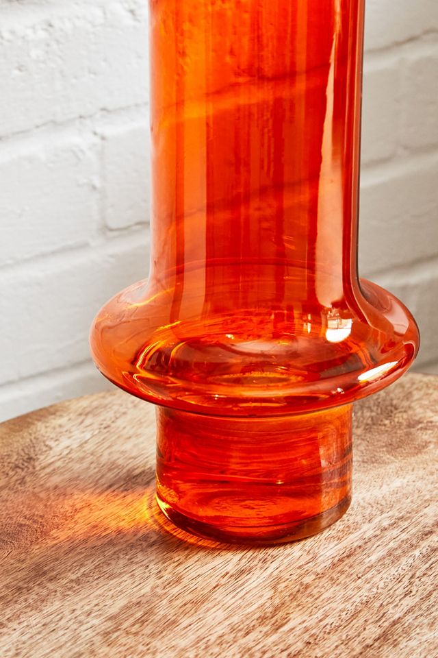 Paprika Glass Bubble Vase #1