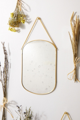 Vintage-Style Round Rectangle Mirror | Urban Outfitters UK