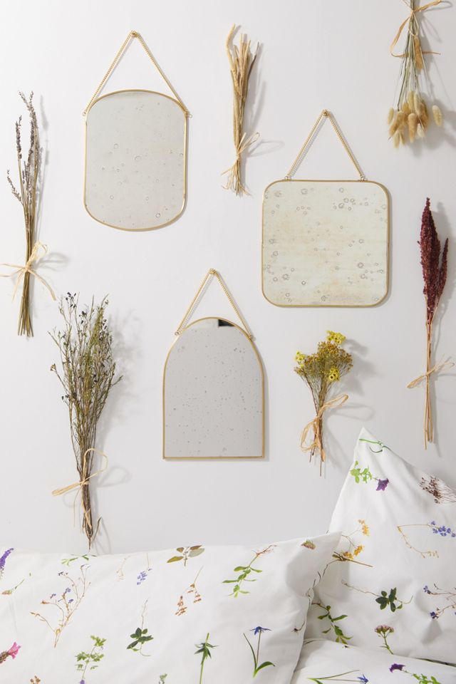 Vintage-Style Round Rectangle Mirror | Urban Outfitters UK