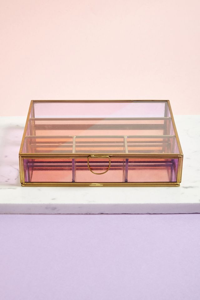 ★Urban Outfitters★ガラス・ジュエリーボックス Coloured Glass Display Jewellery Box | Urban Outfitters UK