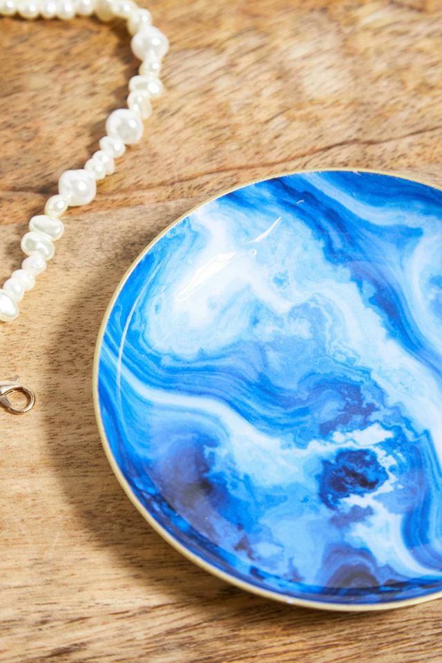 Blue Agate Trinket Tray #1