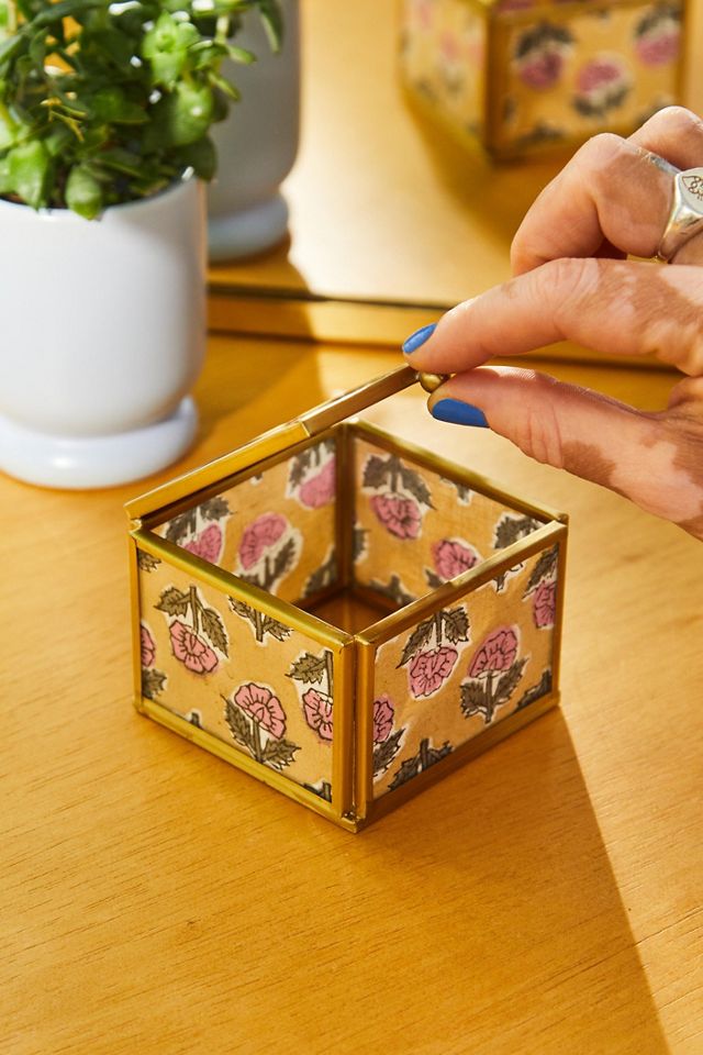 Boîte à bijoux moyenne Kantha #2