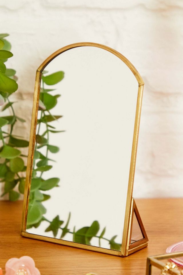 Small Curved Frame Dressing Table Mirror #1