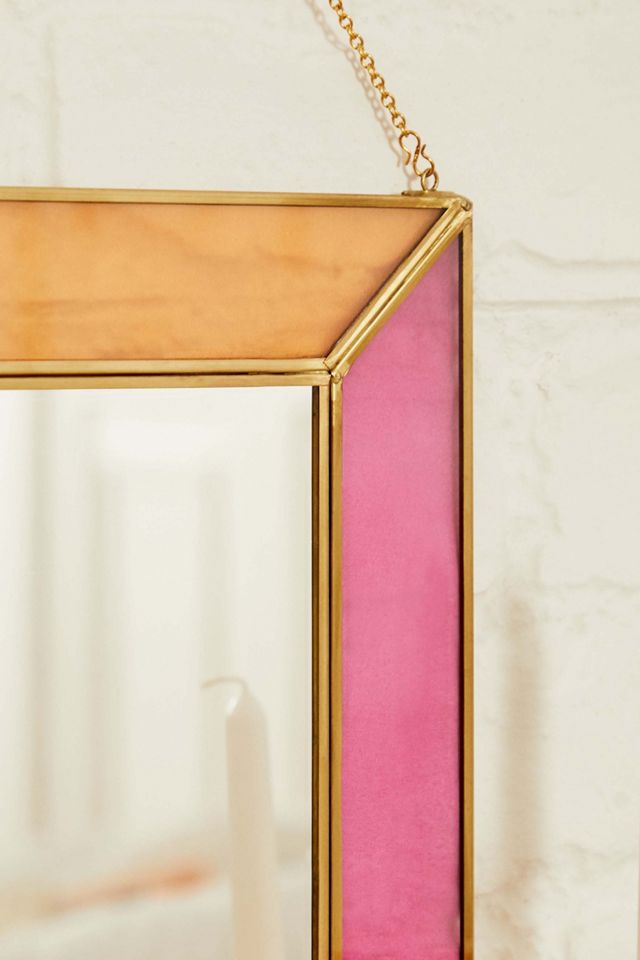 Coloured Glass Wall Mirror #1