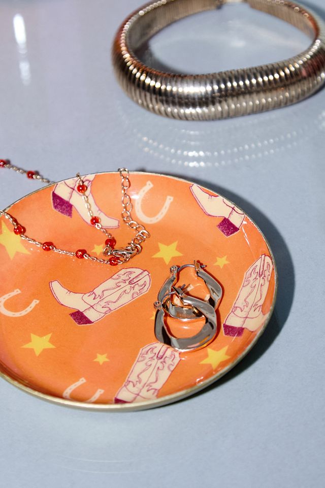 Western Metal Trinket Dish #1
