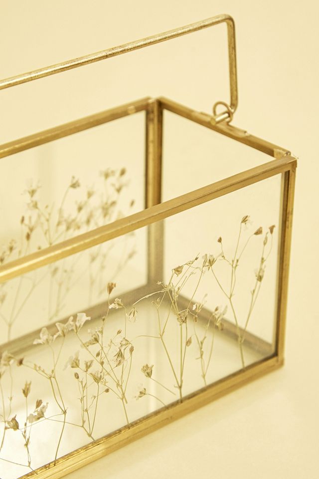 Long White Flower Jewellery Box #2