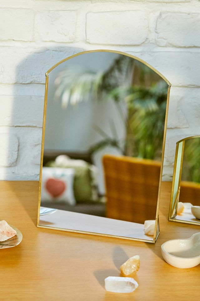 Large Curved Frame Dressing Table Mirror