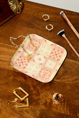 Plateau à bibelots carrelage Bandana