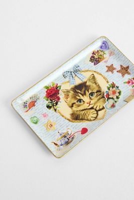 Thara Kätzchen Aufkleber Schmuckschale