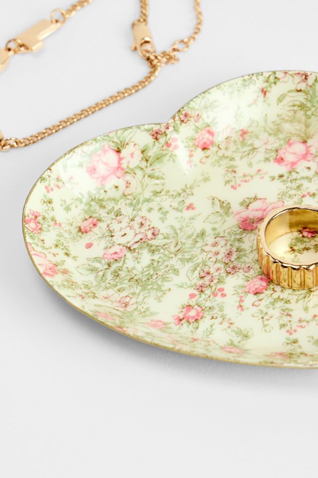 UO Carrie Blumen-Herz-Schmuckschale #1