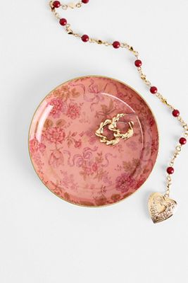 Plateau à bibelots rond floral Jane UO