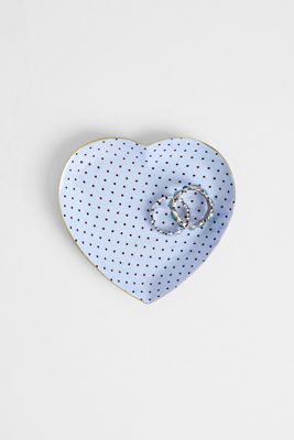 Plato de Recuerdos de Corazón de Lunares