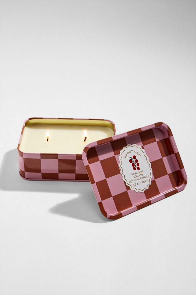 Bougie en cire de soja en boîte Tomate Héritage Paddywax #2