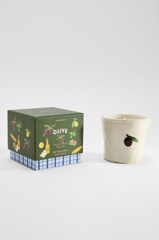 Candela di Cera di Soia in Ceramica Oliva Paddywax #2