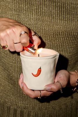 Bougie en cire de soja céramique Bistro Piment Paddywax