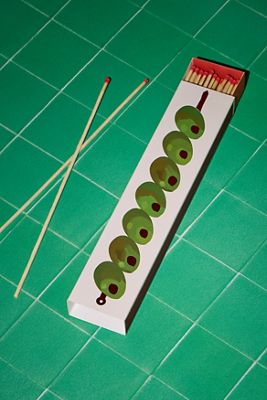 Boîte d'allumettes Olives Paddywax