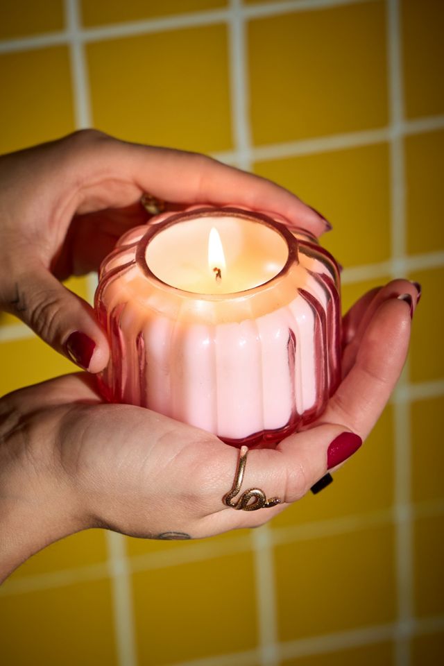 Bougie en verre Desert Peach Ripple Paddywax #1
