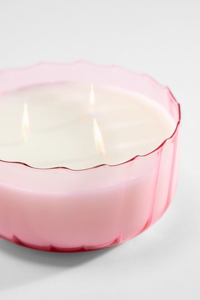 Paddywax Ripple Desert Peach 12oz Glass Candle #3