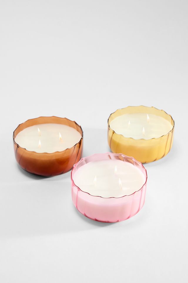 Paddywax Ripple Desert Peach 12oz Glass Candle #4