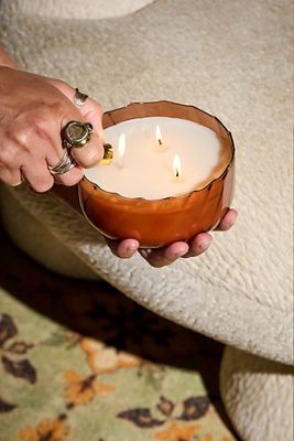 Paddywax Ripple Tobacco & Patchouli 12oz Candle