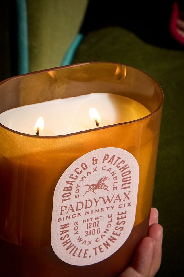 Bougie en cire de soja 12oz Tabac et Patchouli Vista Paddywax #1