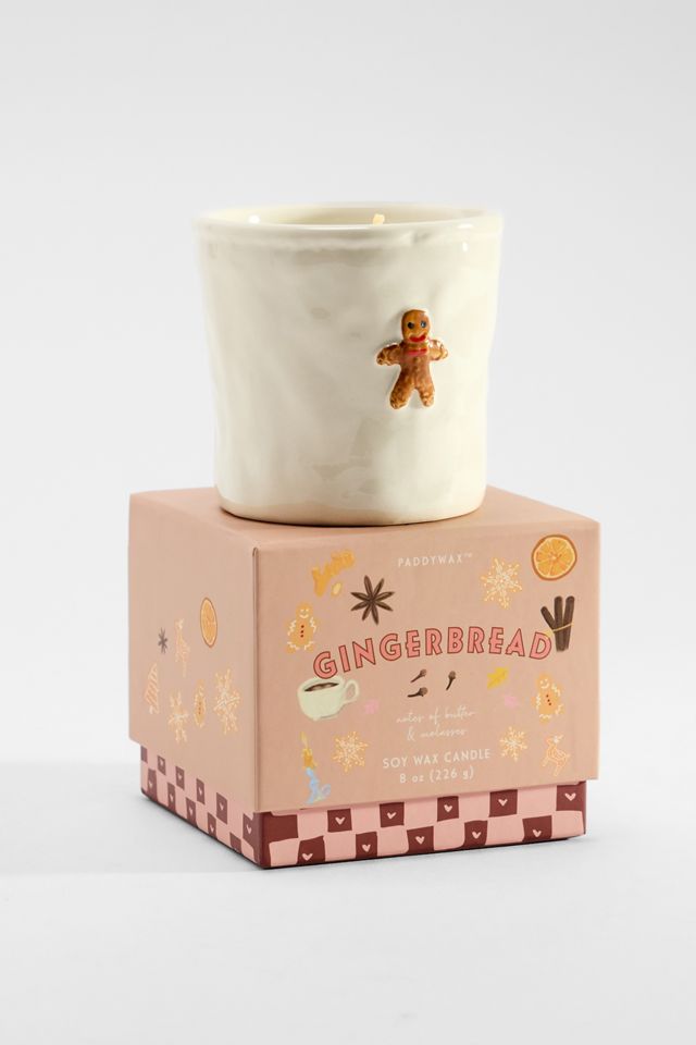 Paddywax Bistro Gingerbread Ceramic Soy Wax Candle #1