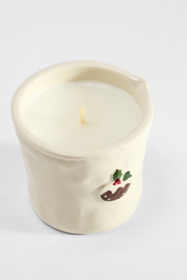 Bougie en cire de soja céramique Pudding de Noël Bistro Paddywax #2