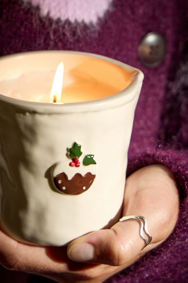 Vela de Cera de Soja de Cerámica Christmas Pudding Bistro de Paddywax #1