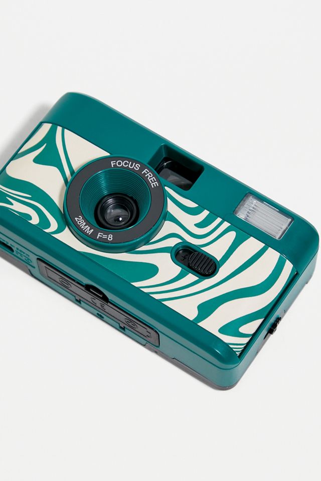 Appareil photo réutilisable 35 mm Green Swirl #1