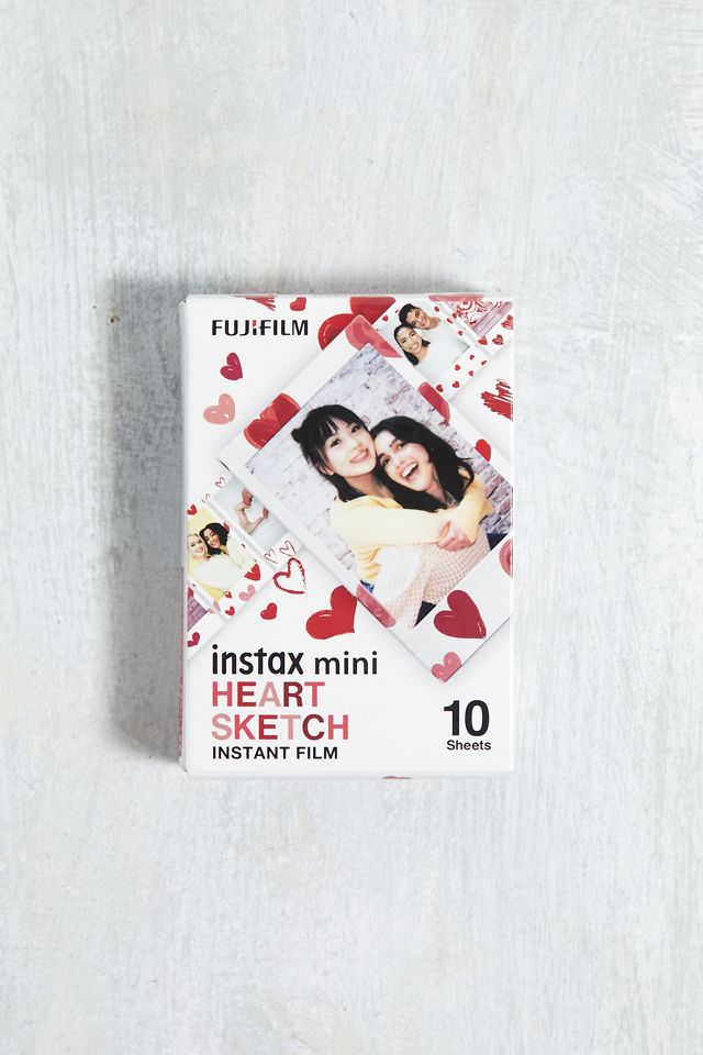 Fujifilm Instax Mini Heart Sketch Photo Film, Photo & Video