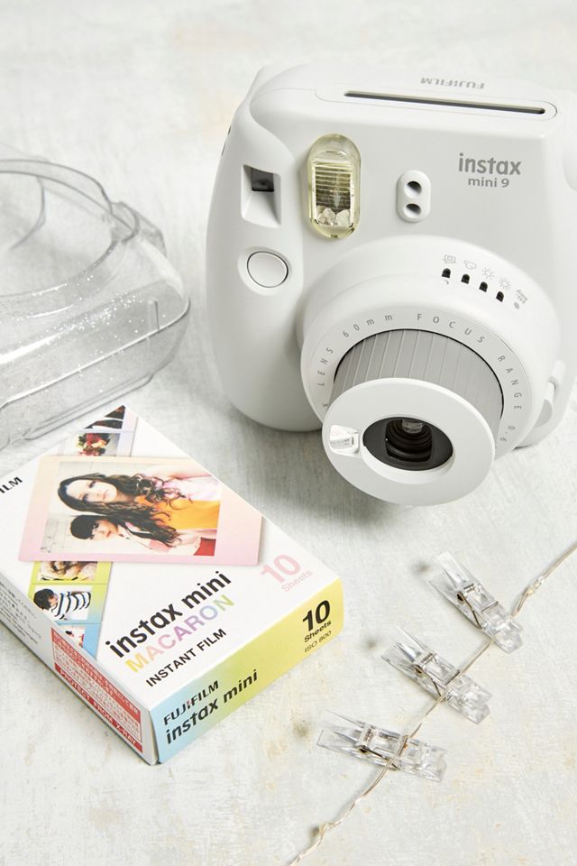 Fujifilm Instax™ Mini 9 Smokey White Instant Camera Bundle #2