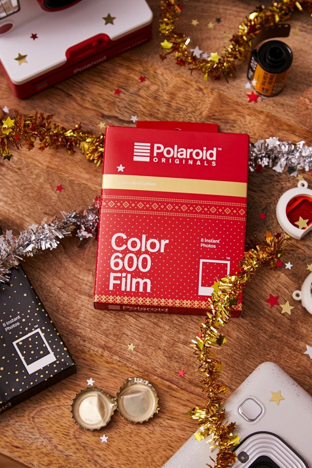 Lioness Bomberjacke Samt Rot Polaroid Originals – Festive Red