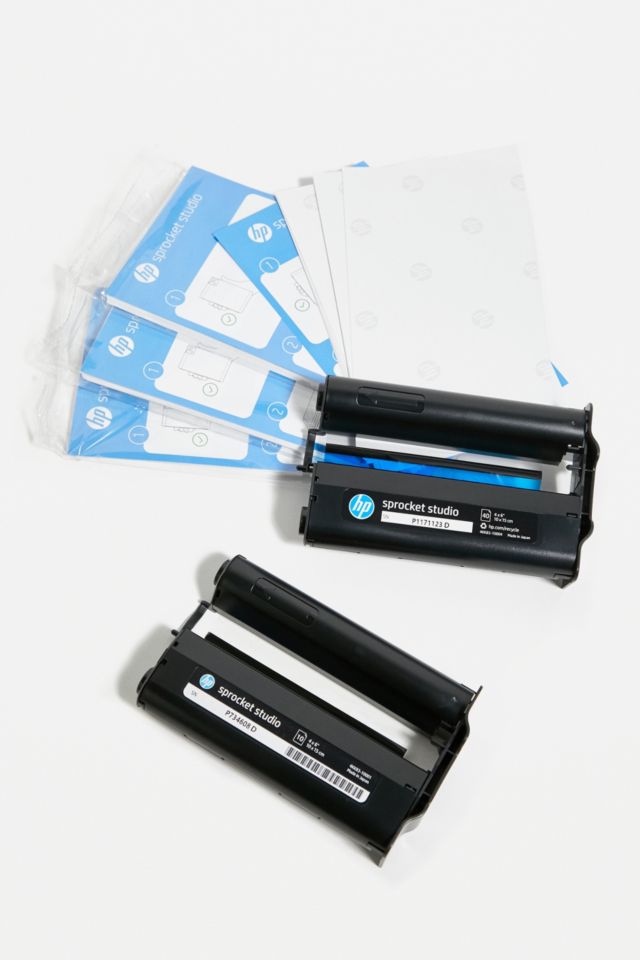 HP Sprocket Studio 4x6 Photo Paper & Cartridges (80 Sheets - 2 Cartridges)  Compatible with HP Sprocket Studio 