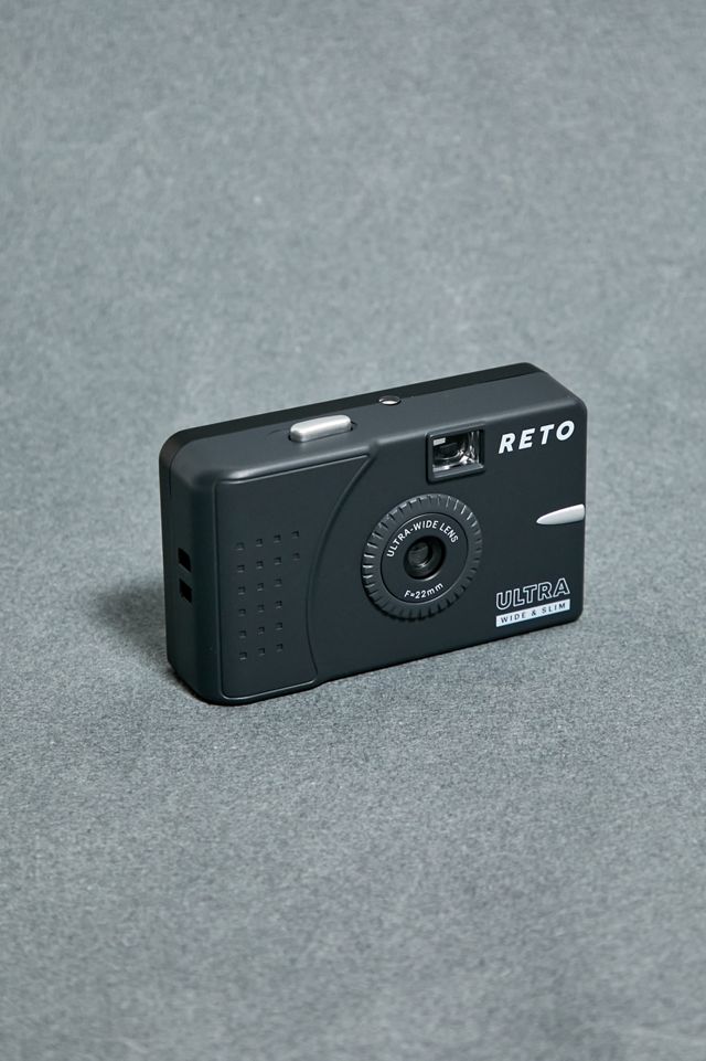 RETO Black Ultra Wide & Slim Film Camera