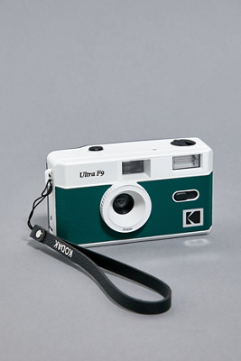 Appareil Photo Argentique KODAK F9 + Film 100 ASA - Rechargeable 35mm, Design Rétro, Flash Intégré