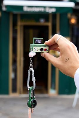 Porte-clés appareil photo miniature Yashica X Snoopy Funtastic