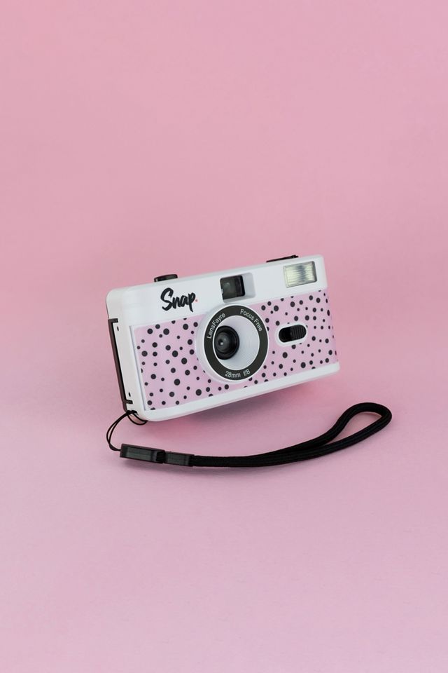 LensFayre Snap LF35M Pink Dotty 35mm Reusable Film Camera Urban