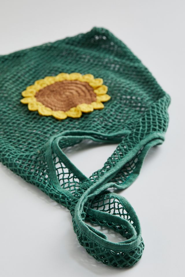 Woven Sunflower Market Bag #2