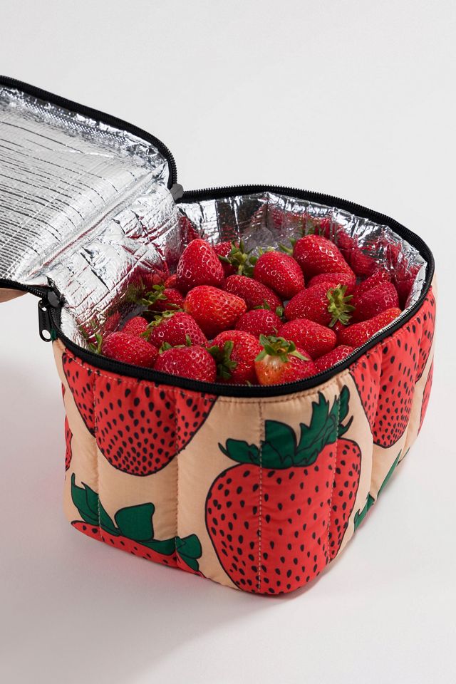 BAGGU Strawberry Puffy Lunch Bag #6