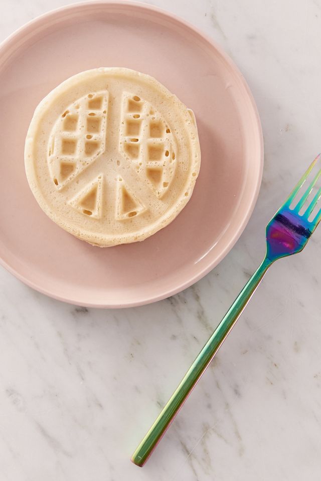 Peace Sign Mini Waffle Maker #1