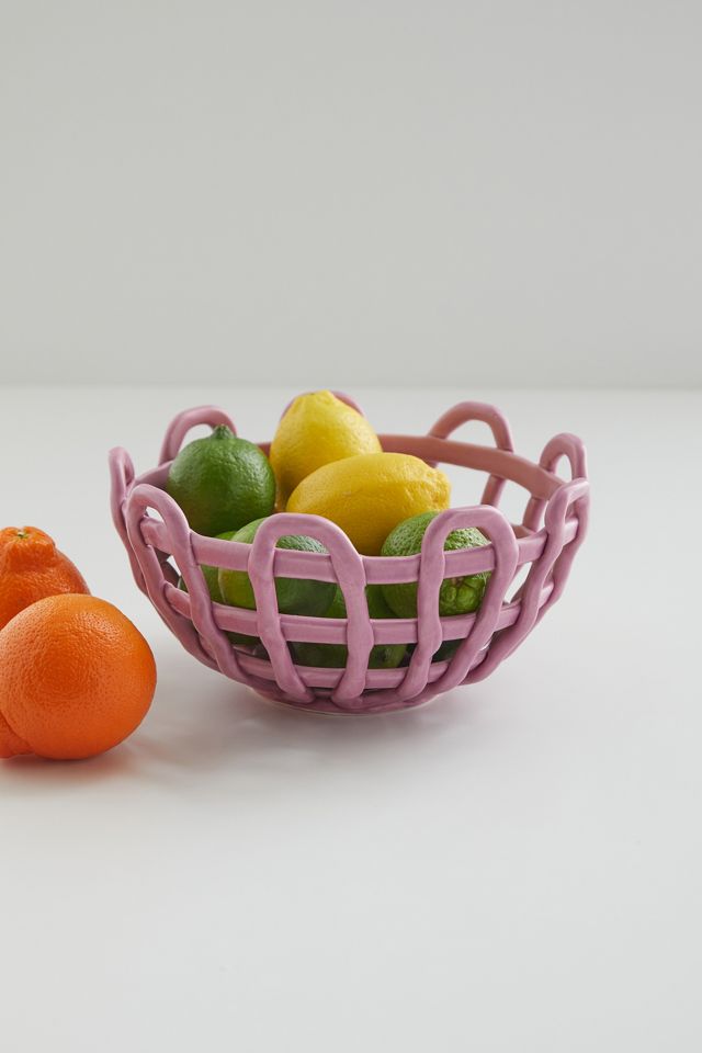 Esme Pink Fruit Bowl #1