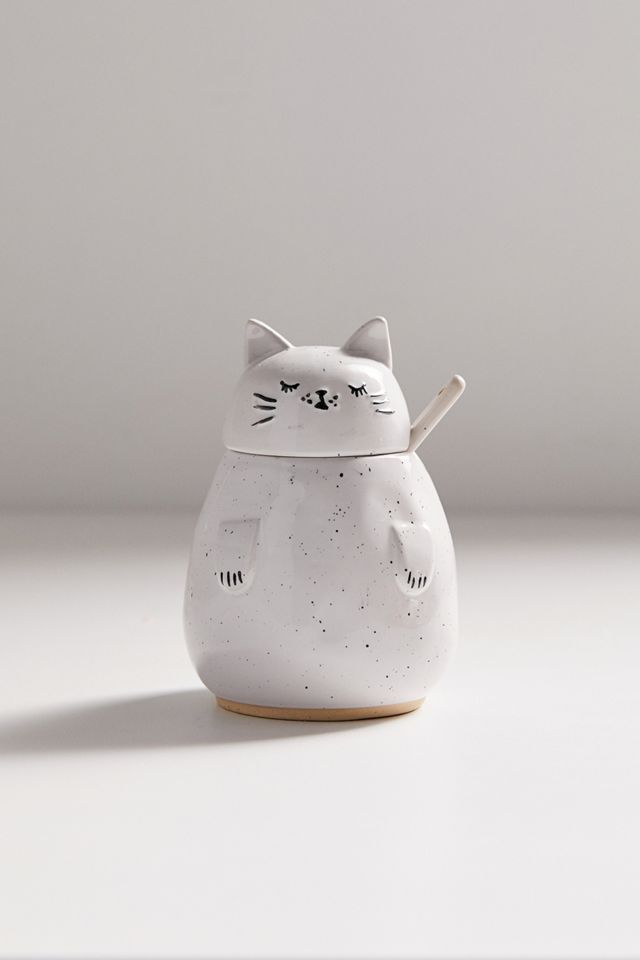 Barattolo per Zucchero a Forma di Gatto con Coperchio #1