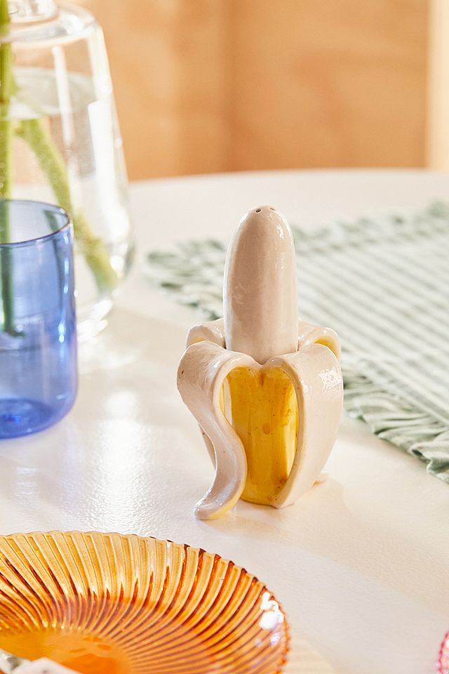 Salière et poivrière banane