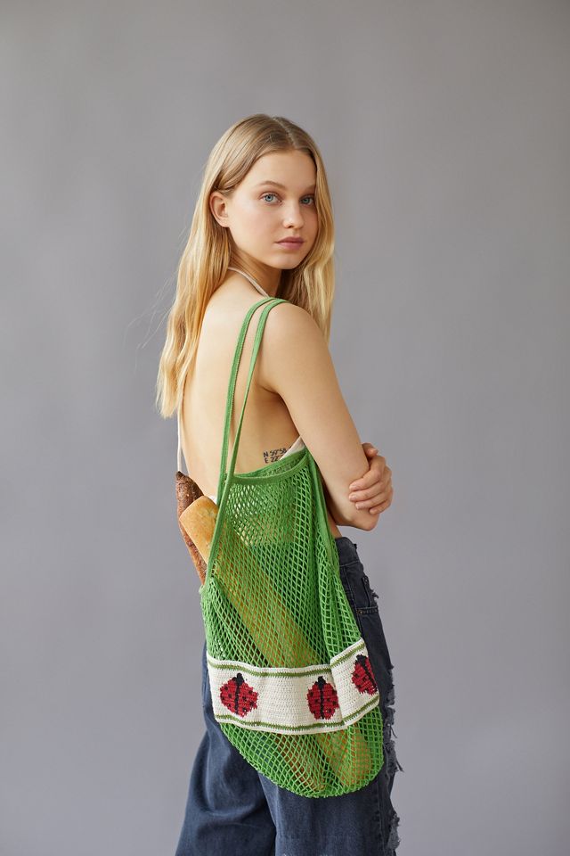 UO Ladybird Green Market Bag 
