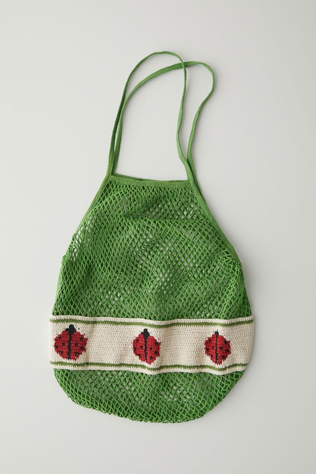 UO Ladybird Green Market Bag  #2