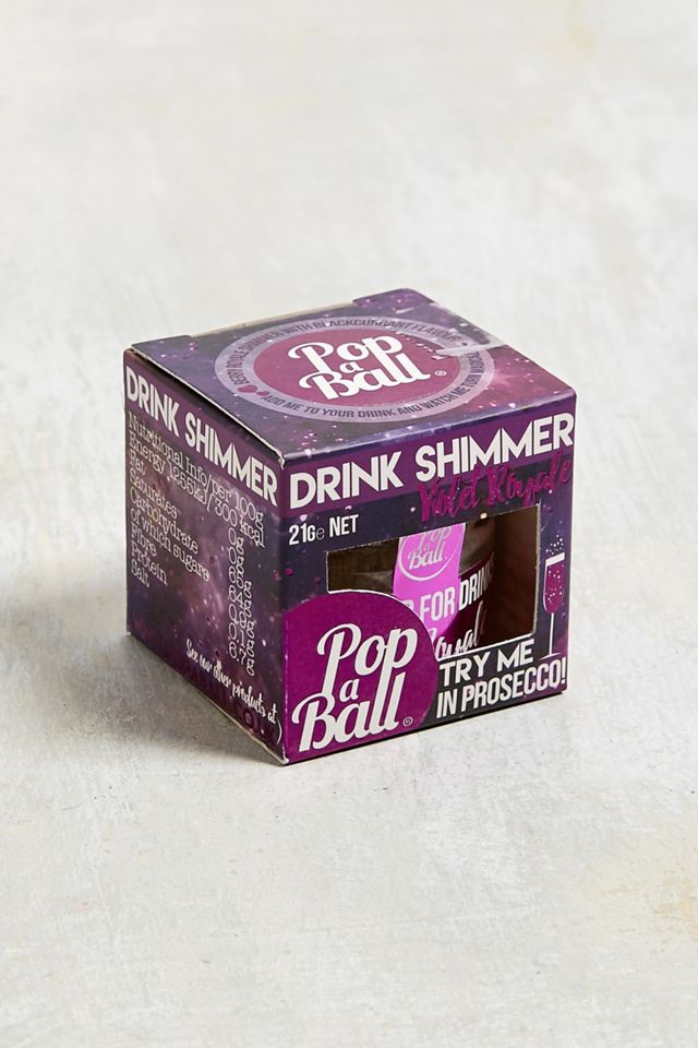 Popaball Violet Royale Shimmer Bubbles for Prosecco | Urban Outfitters UK