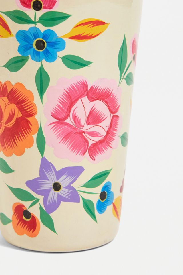 Birch & Yarn - Shaker à cocktail peint à la main motif floral | Urban ...